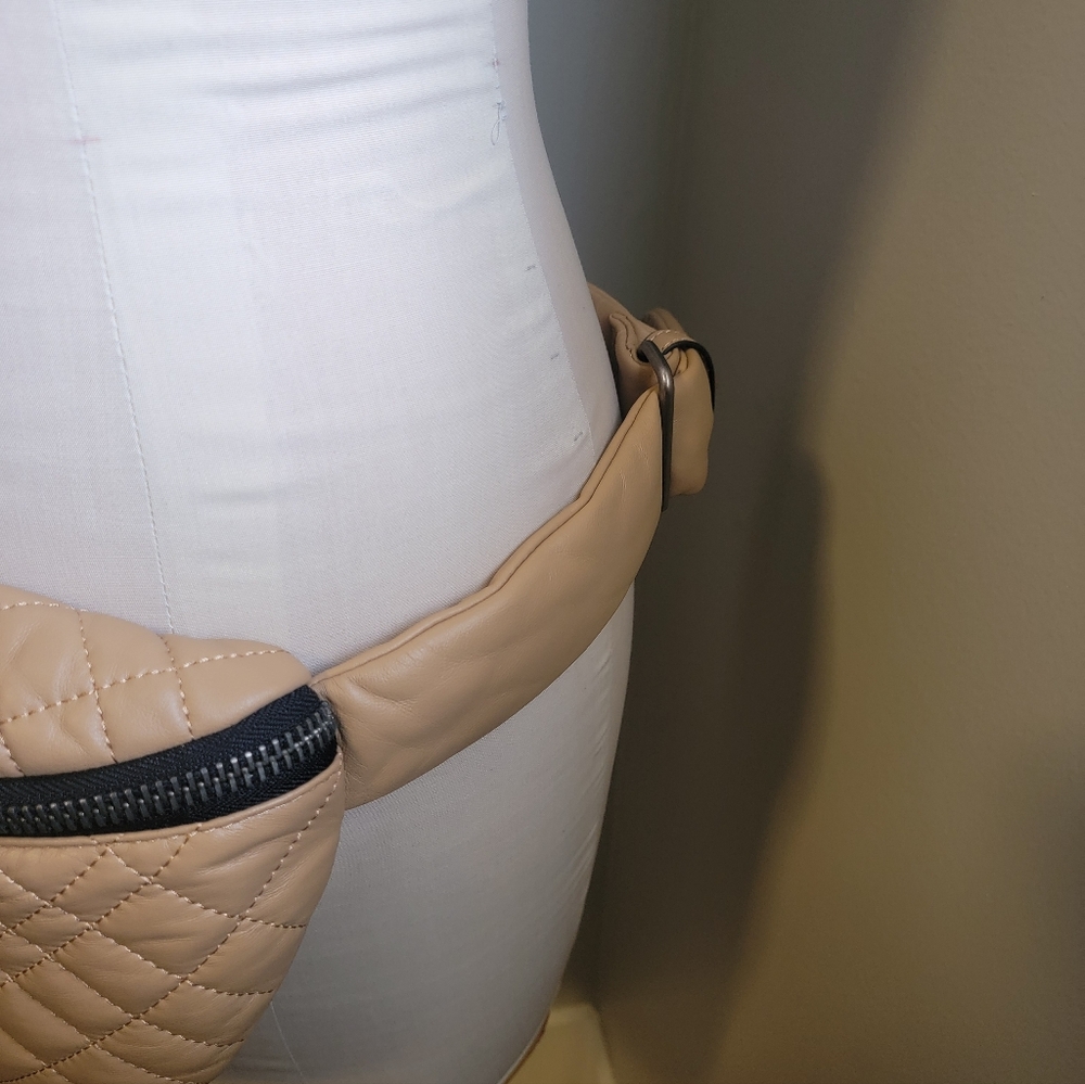 Kurt Geiger Beige Quilted Crossbody Bag - Picture 12 of 16